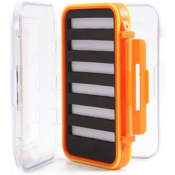 Maxcatch Two-Sided Waterproof Fly Box Slit Foam Fly Fishing Box