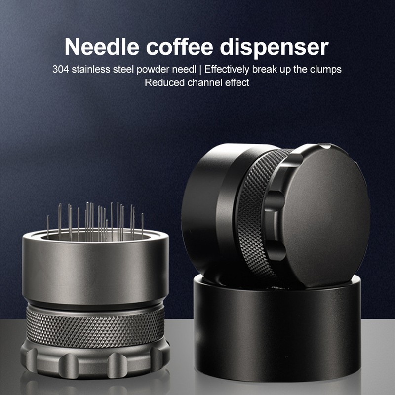 51mm Adjustable WDT Tool 22 Needles Coffee Distributor Leveler Tool