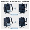LOVEVOOK Fall TSA-Approved Expandable Carry-on Travel Backpack with 3 Packing