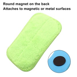 Coufce 2 Pack Microfiber Chalkboard Erasers Washable Reusable Magnetic Erasers for Chalkboards and Whiteboards Dustless Cleaning Duster for Home, Classroom, and Office(Blue)