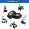 10x3.00-4 Flat Free Tire, 10" Heavy Duty Replacement Tire and