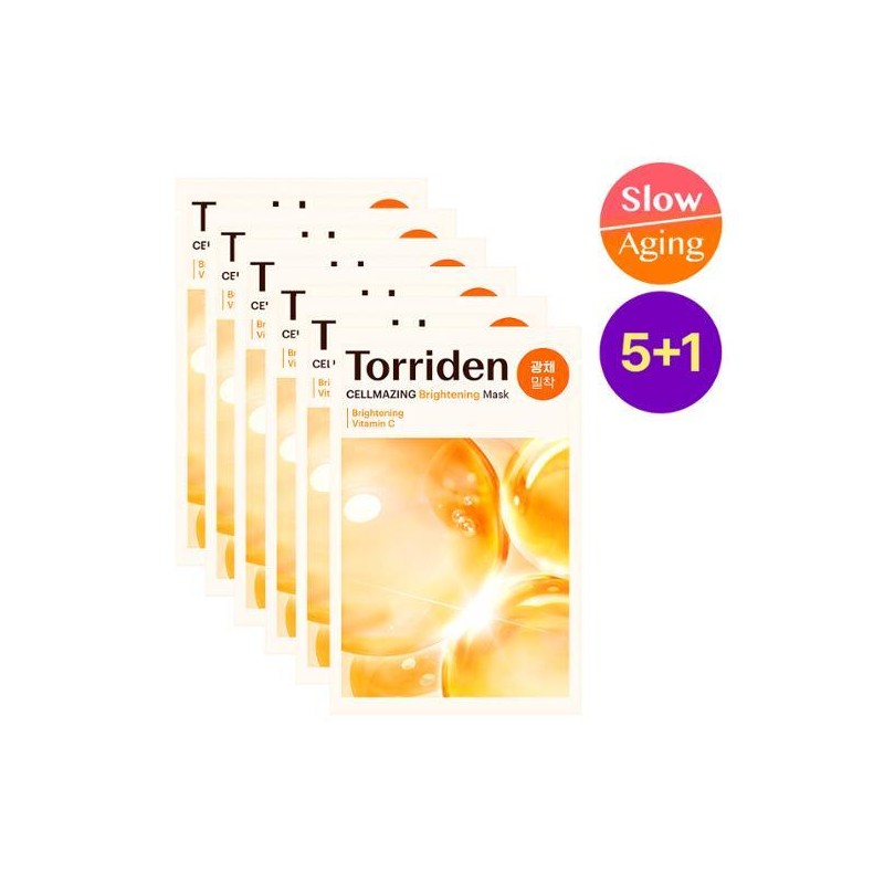 Torriden Cellmazing Vita C Brightening Mask Sheet 5ea Set (+1ea)