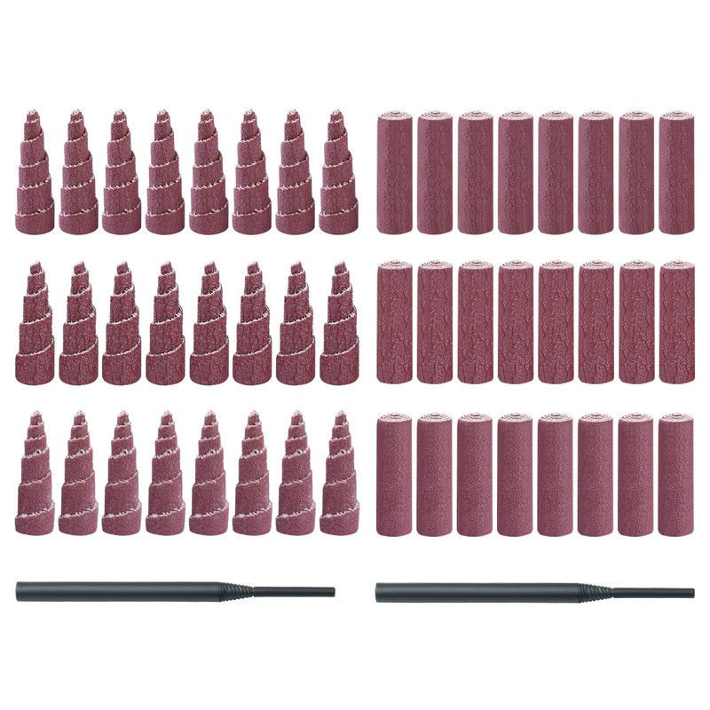 Sysarua 50 Pcs 1-1/2 Inch Sand Paper Including 2 Porting