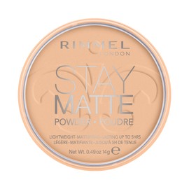 Rimmel London Stay Matte Pressed Powder, Warm Beige, 0.49 Ounce