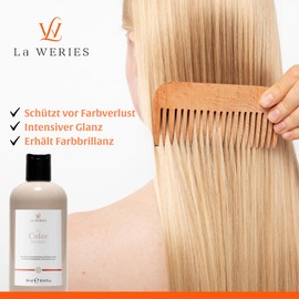 La WERIES Colour Shampoo 300 ml - Colour Shine & Protection for Coloured Hair - Protects Against Colour Fading & Maintains Colour Intensity - Moisturising Care for Coloured & Tinted Hair