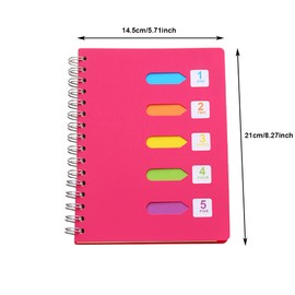 SagaSave 4 Colors Optional A5 Lined Notebook Journal 120 Numbered Pages for Work Writing Projects Lists Taking Notes Writing Drawing Graffiti Sketching(Green)