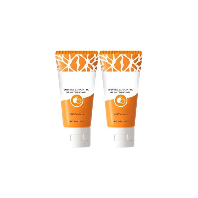Orange Enzymes Exfoliating Gel Purifying Scrub Deep Cleans Pores All