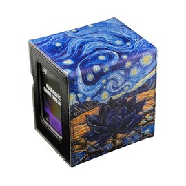 Ai Armor (Starry Starry Black Lotus) 100+ Card Custom Art TCG/MTG Commander Deck Box With Storage