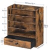 HOOBRO Wall File Organizer, Mail Organizer Wall Mounted, Wooden Literature