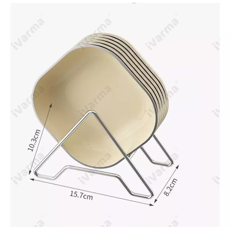 TP Platos De Plastico Polipropileno Parece Peltre 14cm - 6pz