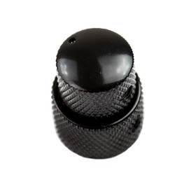 BUIDI Concentric Dual Knob Metal Dome Potentiometer Cap For Electric Guitar Bass Tone Volume button knob Gold