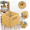 VILLFUL Elegant Desktop Basket Woven Storage Basket for Office Kitchen