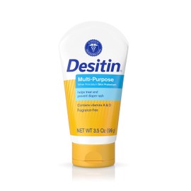 Desitin Desitin Skin Protectant and Diaper Rash Ointment Multi-Purpose with Vitamins A & D, Travel Size, 3.5. Oz Tube