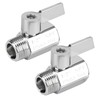 SKLSSVF 2Pcs Shower Head Shut off Valve, 304 Stainless Steel