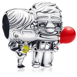 MSPOVOF Heart Christmas Animal Charms Bead for Bracelets and Necklaces, S925 Sterling Silver Charms for Birthday, Women’s Jewellery Gift, Cubic Zirconia