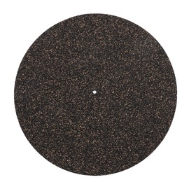 4mm Cork Turntable Mat, Anti Static Slip Mat for LP Record Player, Anti Vibration Cork Non Slip Thick Platter Slipmat for 12 Inch Records to Provide Better Sound