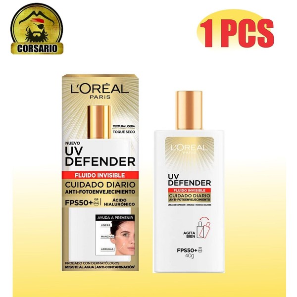 Invisible Daily Fluid Loreal Uv Defender Fps50+ X 40 G