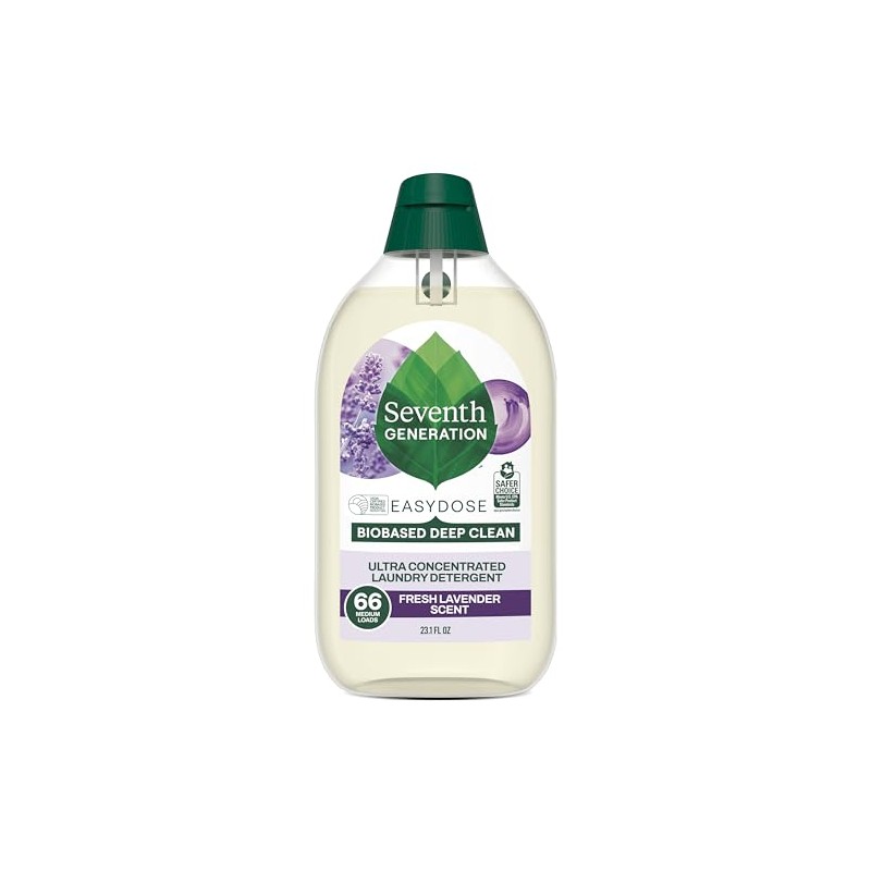 Seventh Generation EasyDose Laundry Detergent Fresh Lavender Ultra Concentrated Washing