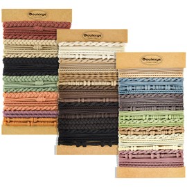Bouiexye 72PCS Boho Hair Ties Bracelets for Women, Boho Hair Accessories Hair Ties Hair Tie Bracelets No Damage for Thick Thin Hair Medium Long Hair Pony Tails (Retro B)