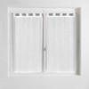 Douceur d'Intérieur 1626498 Pair Polyester White 2 x 90 x