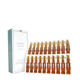 MEDIDERMIK ASIAN CENTELLA. Helps to nourish and improve the skin appearance. Aestheticians' favorite liquid ampoules. 20 Ampoules x 5 ml (100 ml/ 3.38 fl oz)