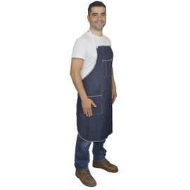 Galeton 8100 Shop Apron, One Size, Denim