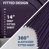 Swift Home Smart Sheets, Ultra Soft Brushed Microfiber 4-Piece Sheet
