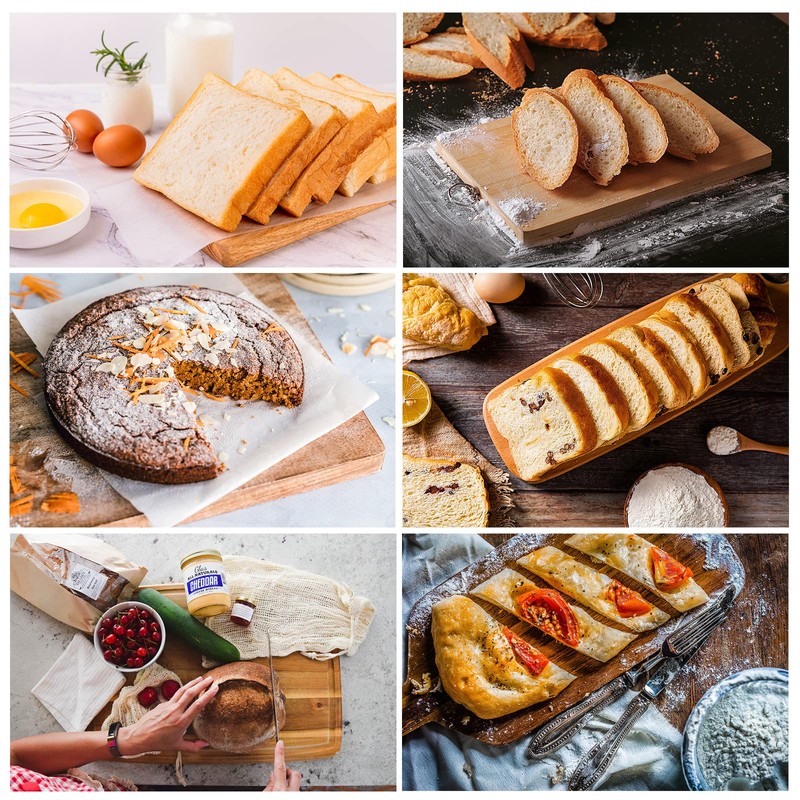 Kiss Core 18.1-inch Bread Knife for Homemade Bread, Long Serrated