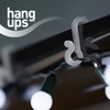 Hang ups 100 Clear Mini Plastic Gutter Hooks, Outdoor Light