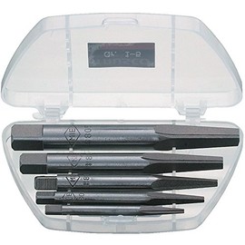 TRUSCO EXS-1815K Extractor Set, Square Shape, Set of 5, Plastic Case Included