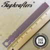 TAGKRAFTERS 9" x 1" Brown - 250 Pcs - Plastic