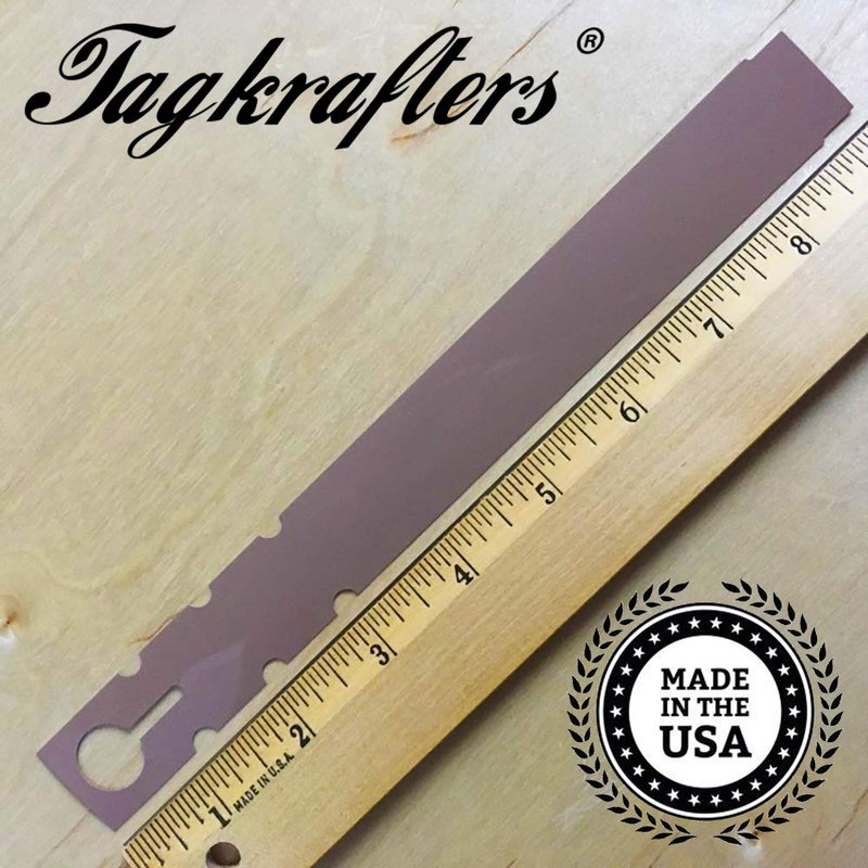 TAGKRAFTERS 9" x 1" Brown - 250 Pcs - Plastic