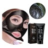 Mascarilla Negra Carbón Puntos Negros