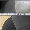 SAPUBK Custom-Fit Front Bench Seat Cover with Molded Headrests Replace