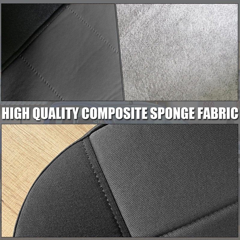 SAPUBK Custom-Fit Front Bench Seat Cover with Molded Headrests Replace