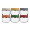 EONJOE 8oz Glass Jars with Lids 1 Cup Small Food