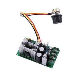 DC 10-60V Adjustable 12V Potentiometer Voltage Regulator 1200W PWM Motor Speed Controller Switch by Current Adjustment 20A