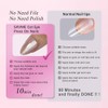 Sxvme Uñas Postizas De Acrílico Reutilizables Con Forma De Almendra,