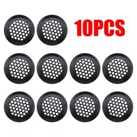 Unbranded 10PCS Mesh Vents Included! Round Air Vent Louver Hole Soffit Grilles 35mm NEW