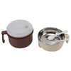 Stainless Steel Noodle Bowl Lunch Box Double Layer Ramen Bowl