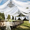 Rollo De Tela De Organza Para Decoración De Boda 1.6x10m