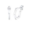 Elli Women's 925 Sterling Silver Xilion Cut Earrings