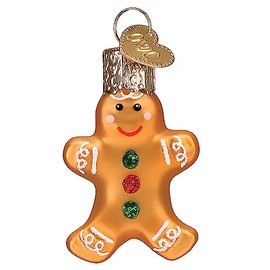 Old World Christmas Gumdrops Mini Gingerbread Man Glass Blown Ornament for Christmas Tree