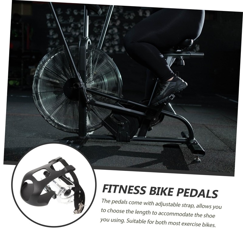 WHAMVOX 1 Pair Dynamic Skid Exercise Bike Pedals Lightweight with