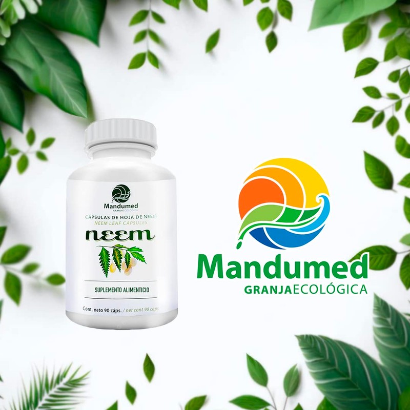 Cápsulas de Hoja de Neem (90 caps.) 400 mg c/u