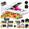 Picador de verduras multifuncional GVTECH 19 en 1 con cuchillas