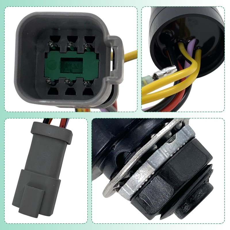 129572 Ignition Switch with 2 Key, 3 Position 6 Wire