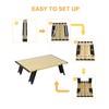 iClimb Ultralight Compact Mini Beach Picnic Folding Alu. Table with