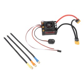 120A RC Sensorless Brushless ESC Replacement Waterproof Dustproof ESC Car Accessories for 1/8 RC Car Black