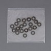 Esco EA949LX-1303F M3 Flat Washers (Stainless Steel, Black, ISO, 20